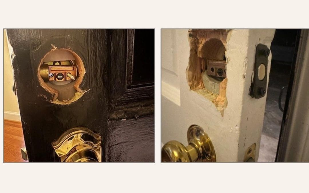 When half an inch means you can’t lock your door