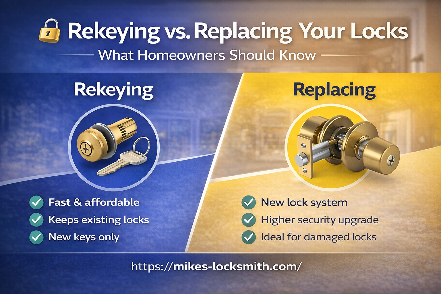 Rekeying vs. Replacing Your Locks